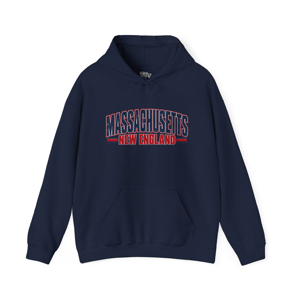 Massachusetts New England Unisex Hoodie State Name Graphic