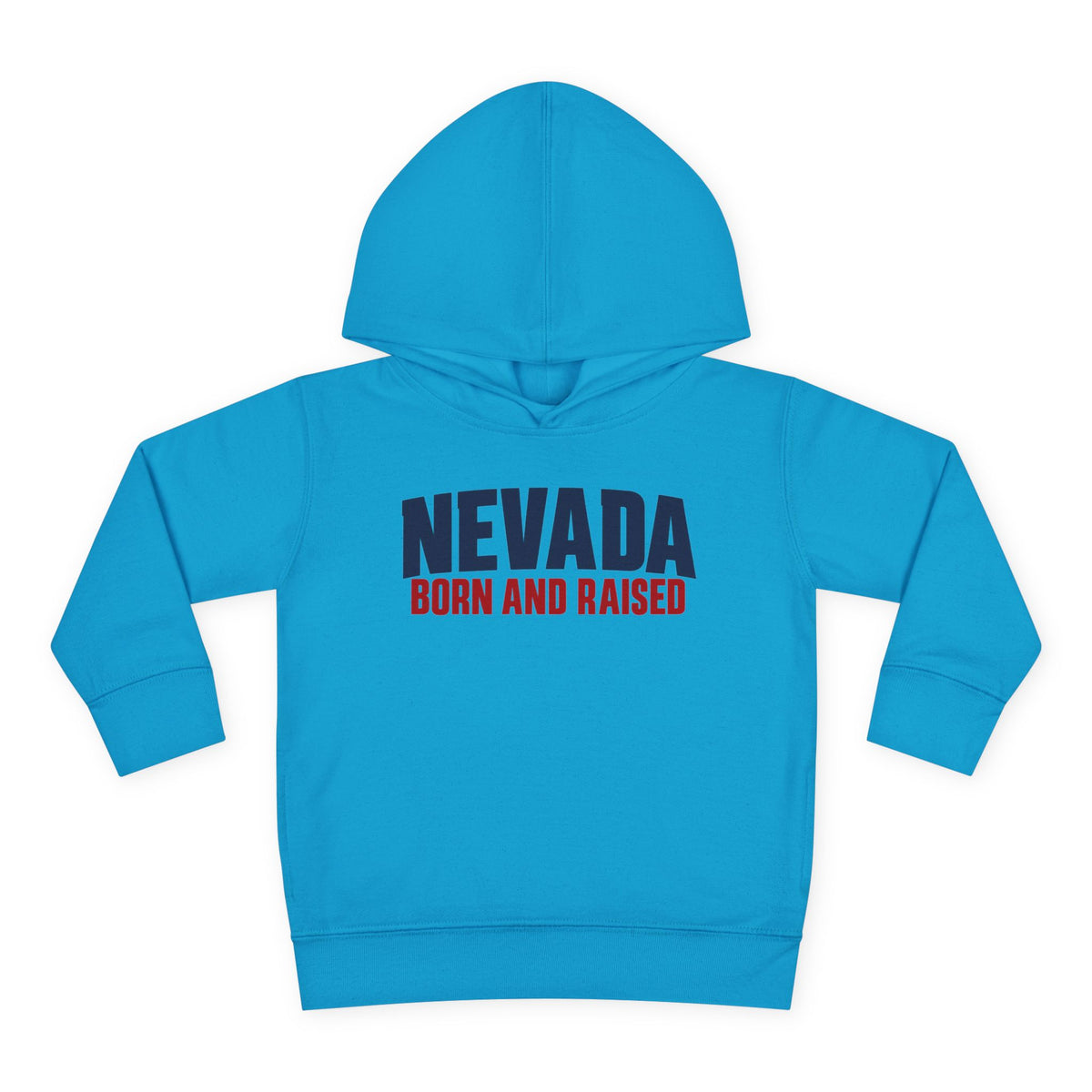 Nevada Born and Raised Minimal Heritage Unisex Toddler Pullover Fleece Hoodie