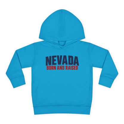 Nevada Born and Raised Minimal Heritage Unisex Toddler Pullover Fleece Hoodie