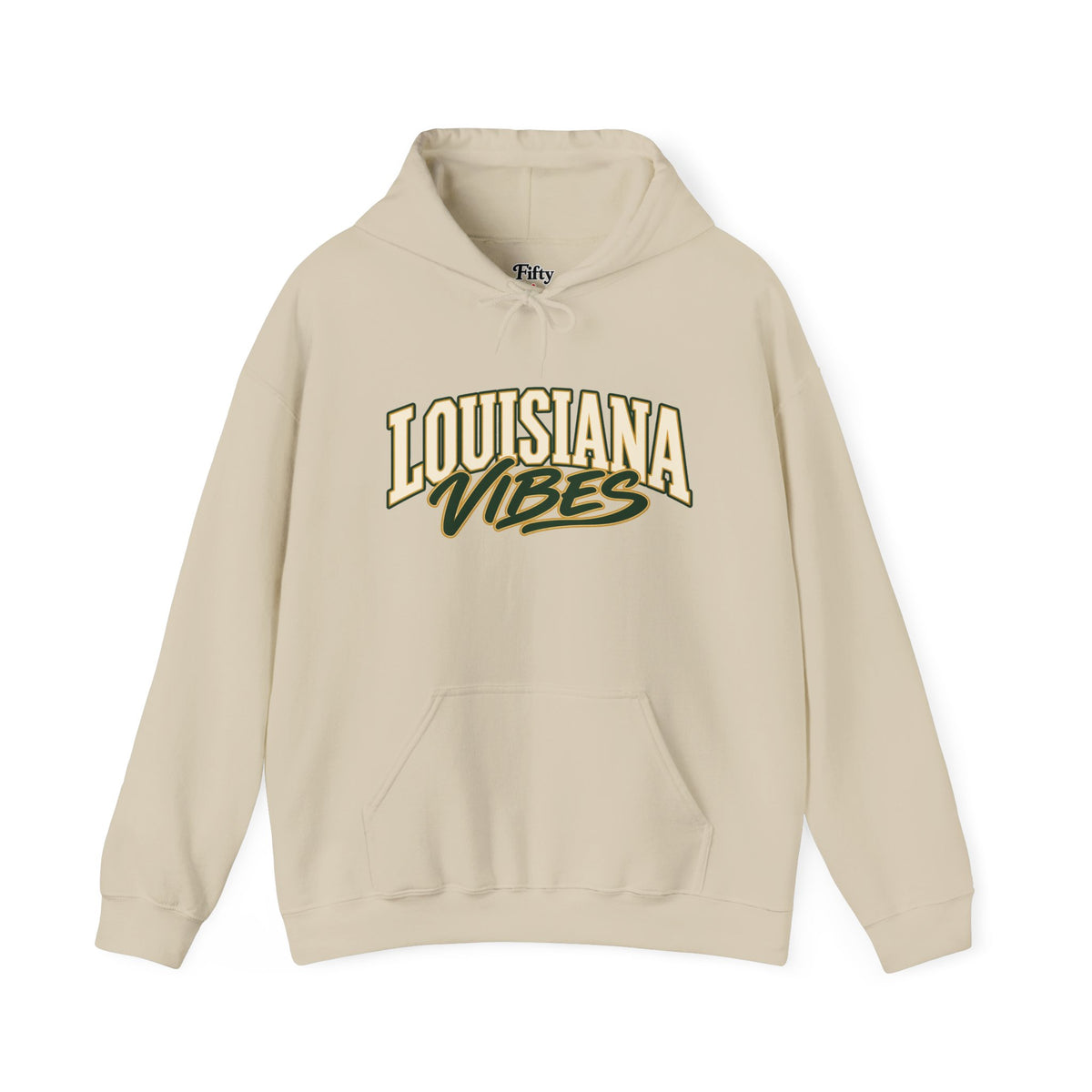 Louisiana Vibes Unisex Hoodie State Name Graphic