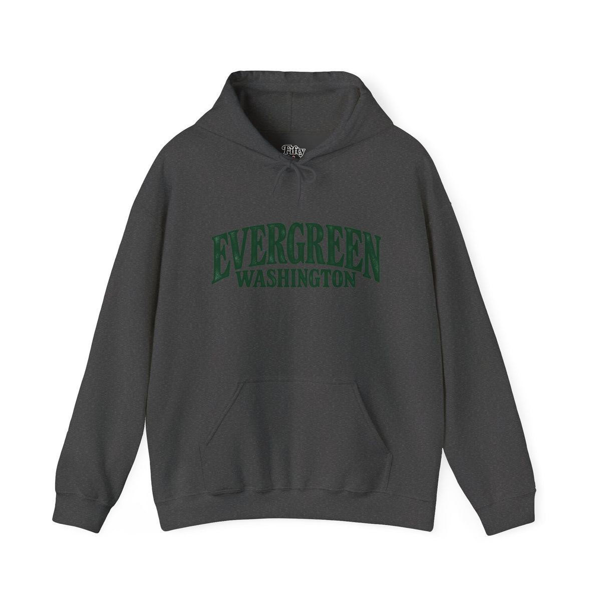 Evergreen Washington Unisex Hoodie State Name Graphic