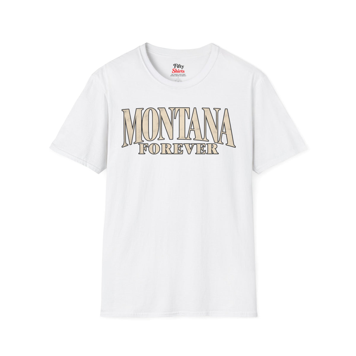 Montana Forever Unisex Softstyle T Shirt State Name Graphic Tee