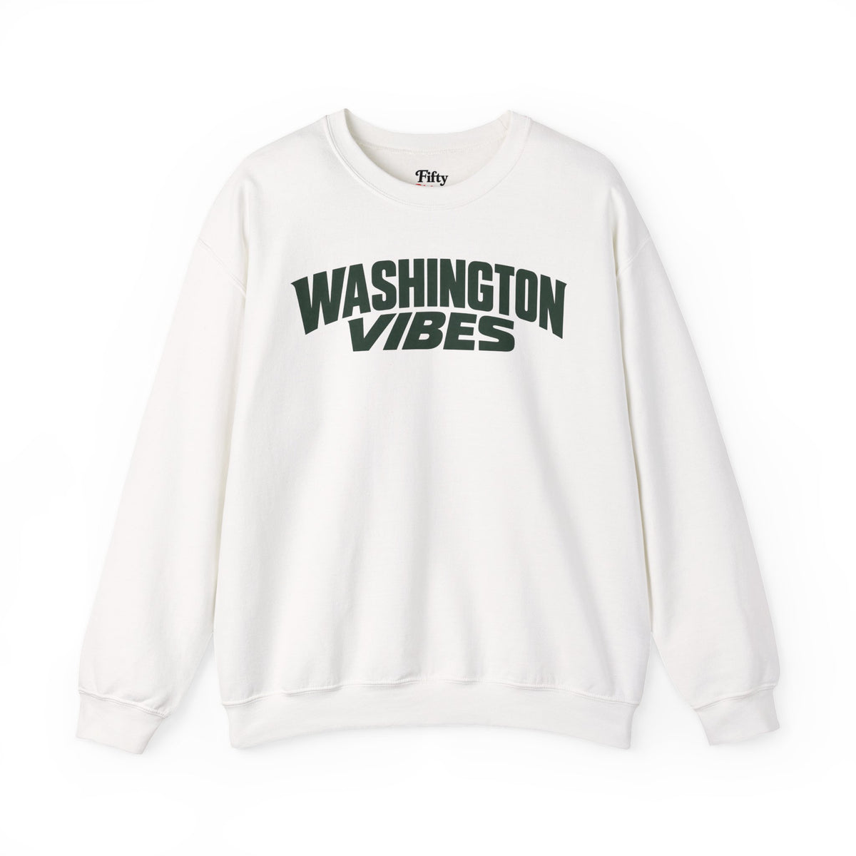 Washington Vibes Unisex Crewneck Sweatshirt State Name Graphic