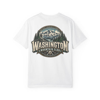 Washington Mountain Club Unisex Comfort Color 1717 Streetwear Graphic Tee
