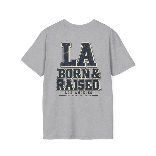 LA Born & Raised Los Angeles Unisex Softstyle Graphic Tee