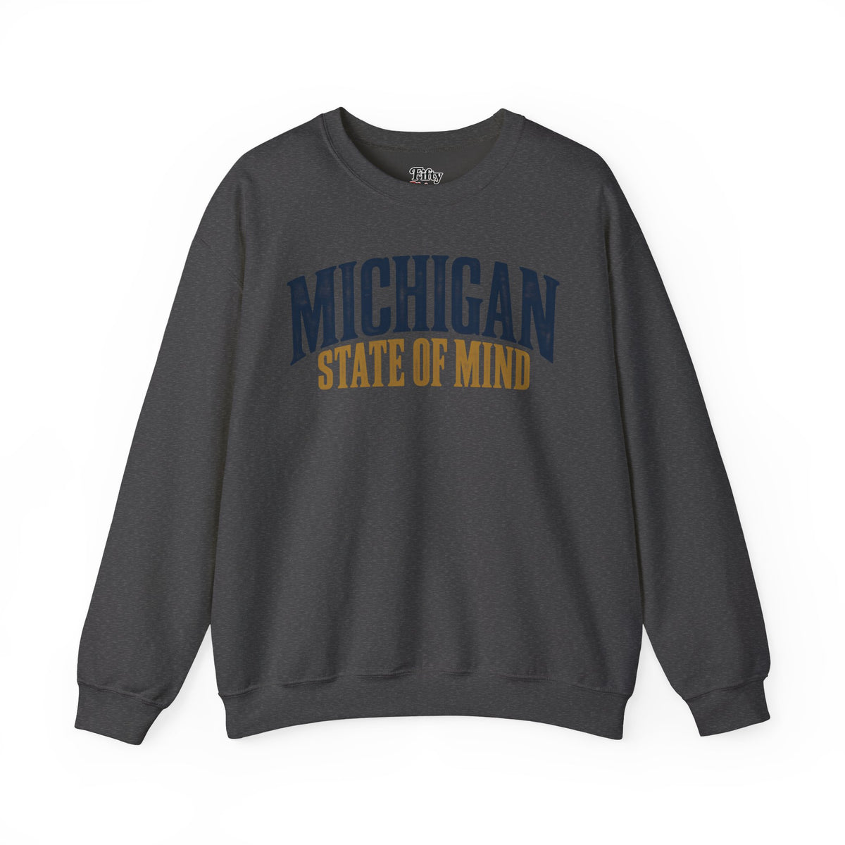 Michigan State of Mind Unisex Crewneck Sweatshirt State Name Graphic
