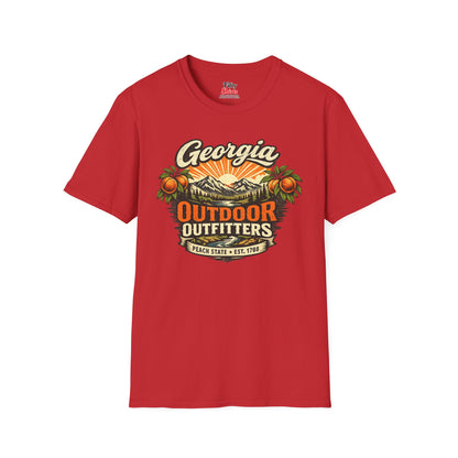 Georgia Outdoor Outfitters Unisex Softstyle T Shirt State Pride Graphic Tee Collections FS03