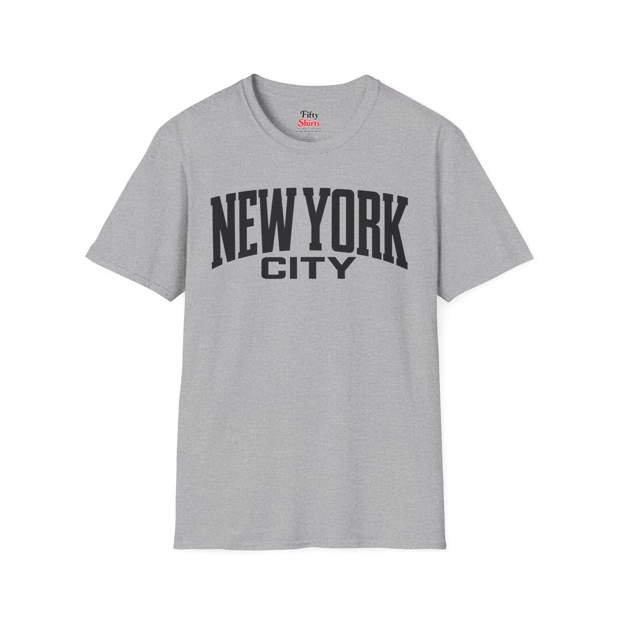 New York City Unisex Softstyle T Shirt State Name Graphic Tee