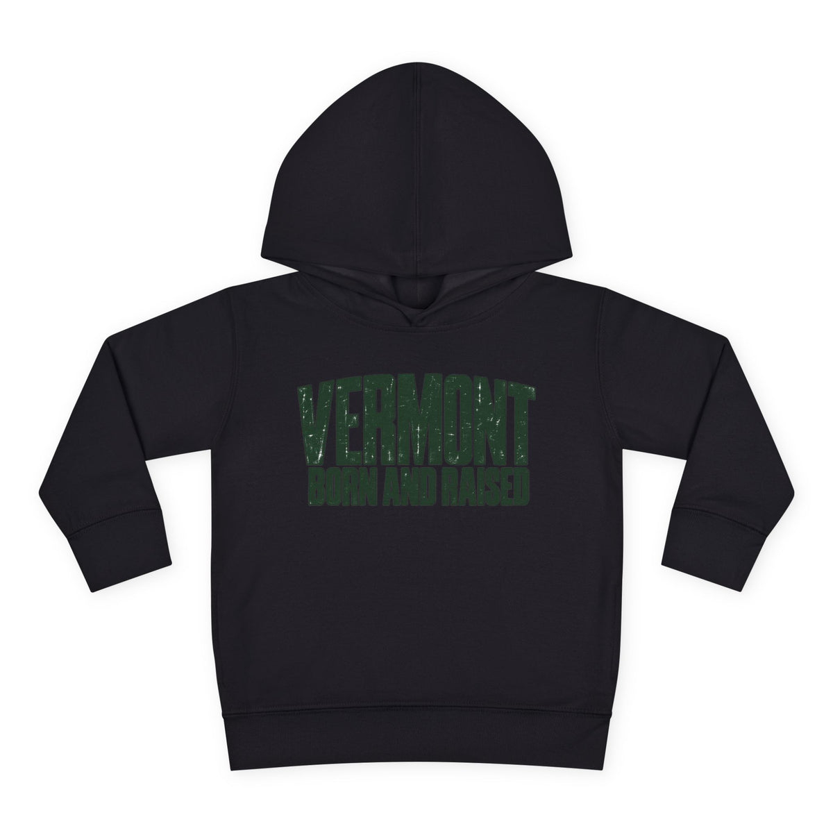 Vermont Born and Raised Modern New England Streetwear Unisex Toddler Pullover Fleece Hoodie