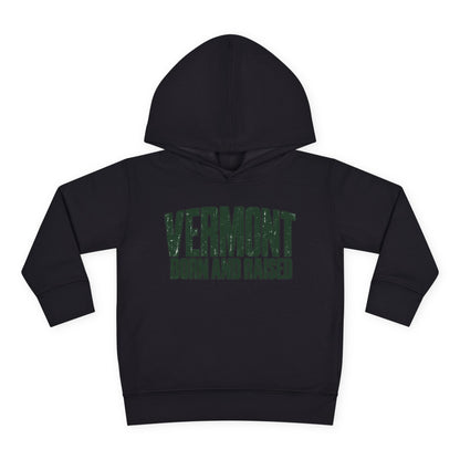 Vermont Born and Raised Modern New England Streetwear Unisex Toddler Pullover Fleece Hoodie