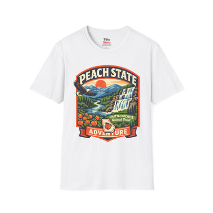 Georgia Peach State Unisex Softstyle T Shirt State Pride Graphic Tee Collections FS03