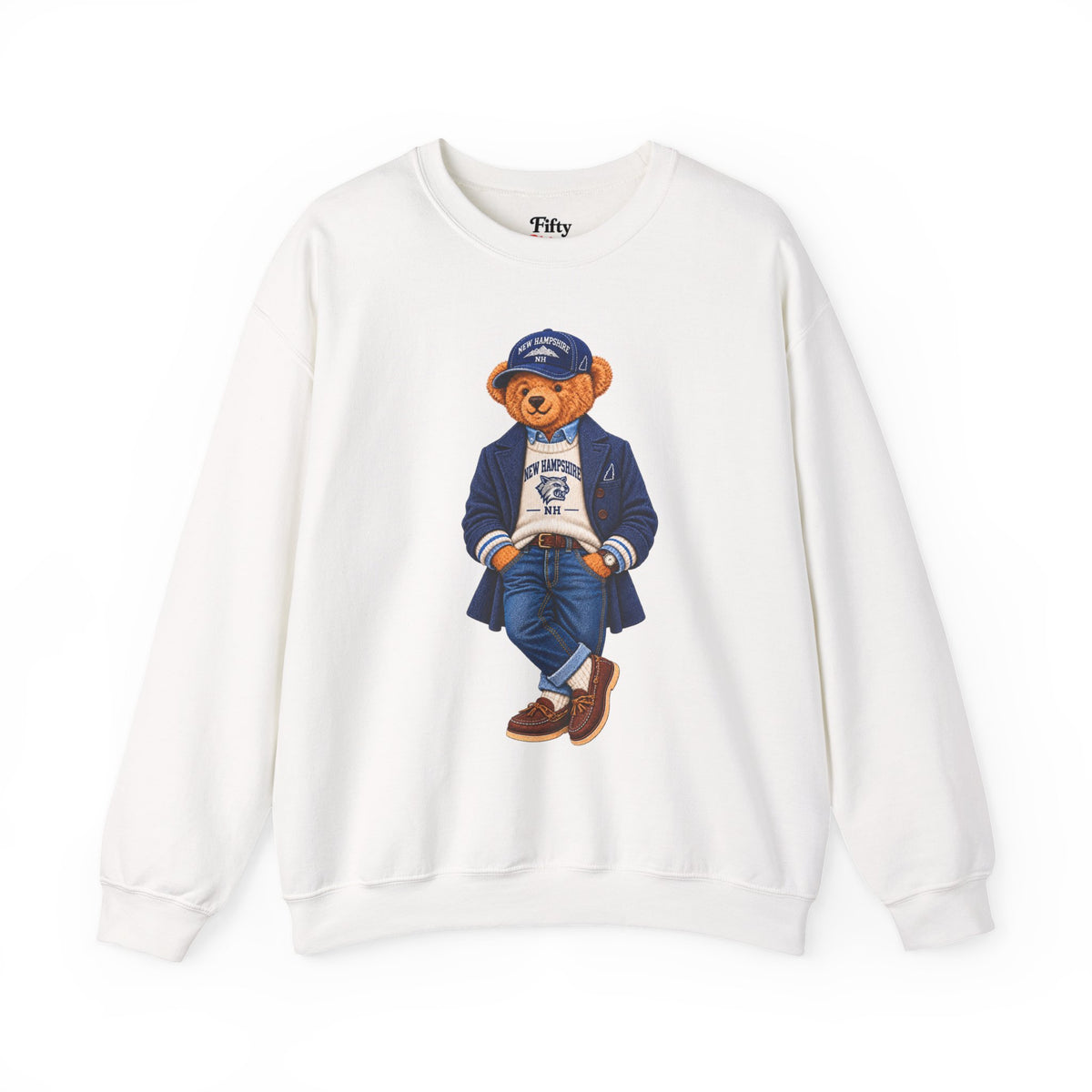 New Hampshire - Game Day Teddy Bear Sweatshirt