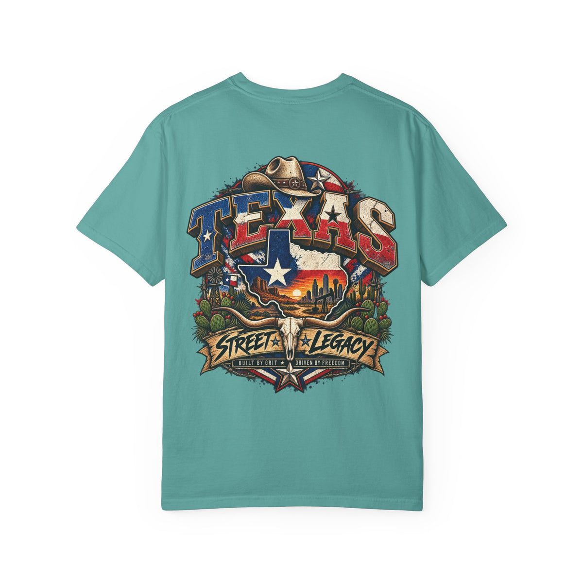 Texas Street Legacy Unisex Comfort Color 1717 Streetwear Graphic Tee