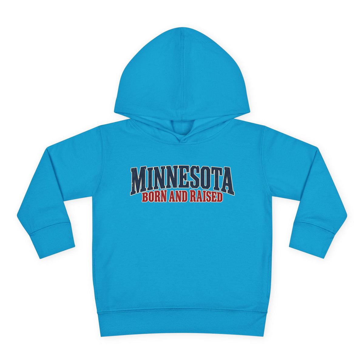 Minnesota Born and Raised Premium Northwoods Unisex Toddler Pullover Fleece Hoodie