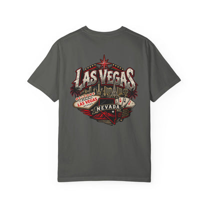 Las Vegas Nevada Unisex Comfort Color 1717 Streetwear Graphic Tee