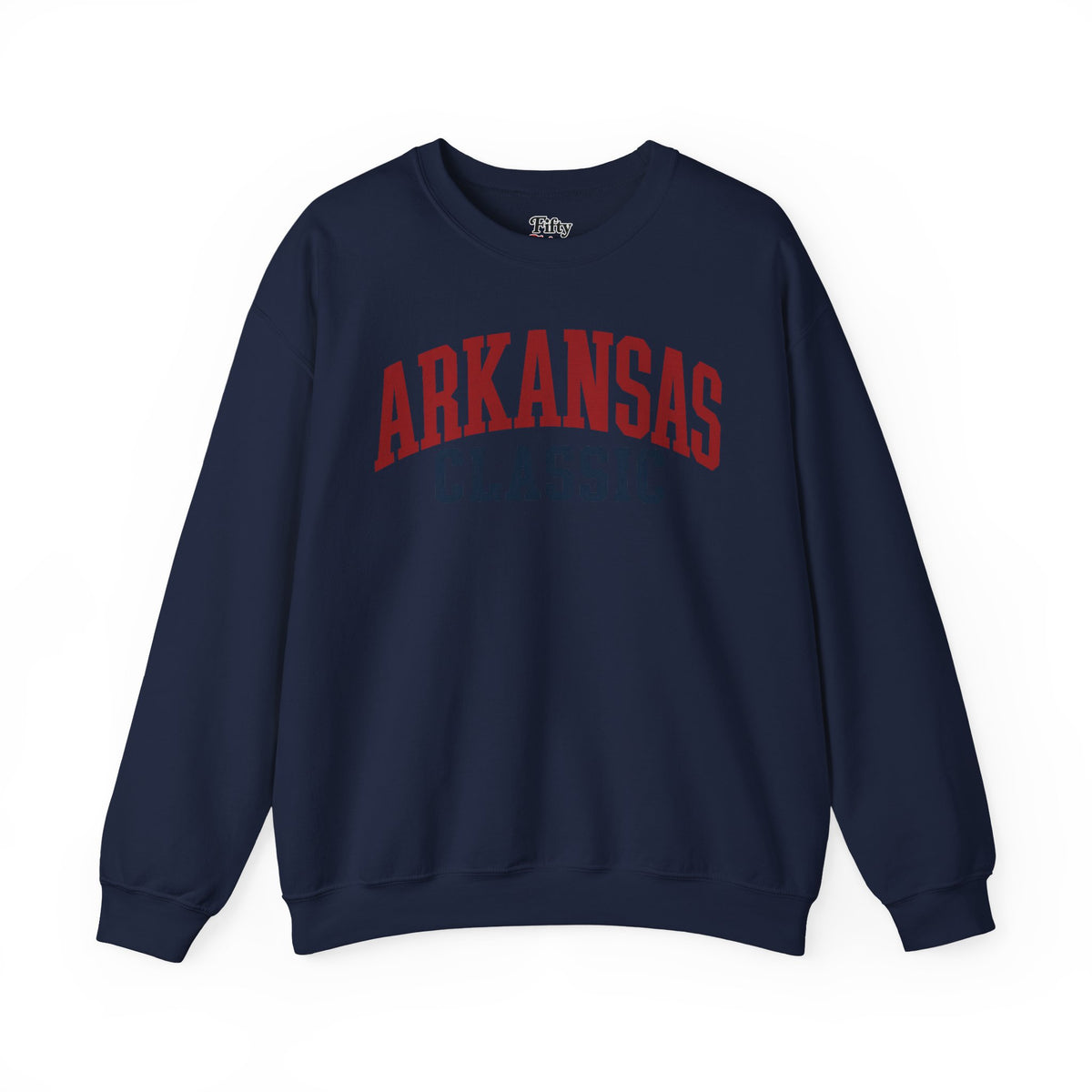 Arkansas Classic Unisex Crewneck Sweatshirt State Name Graphic