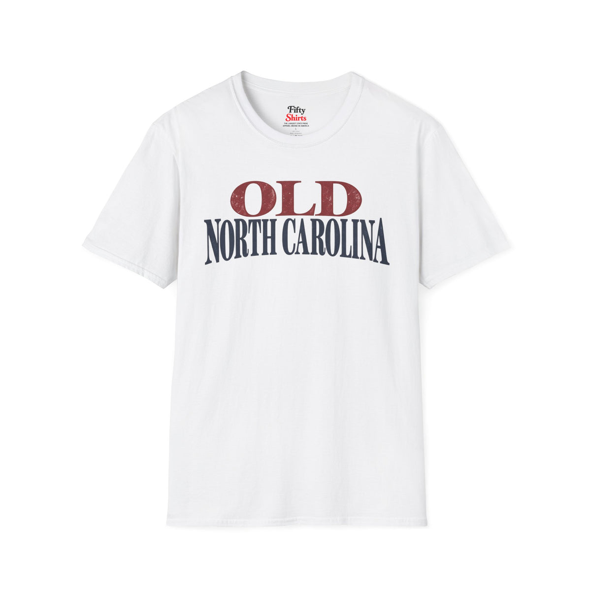 Old North Carolina Unisex Softstyle T Shirt State Name Graphic Tee