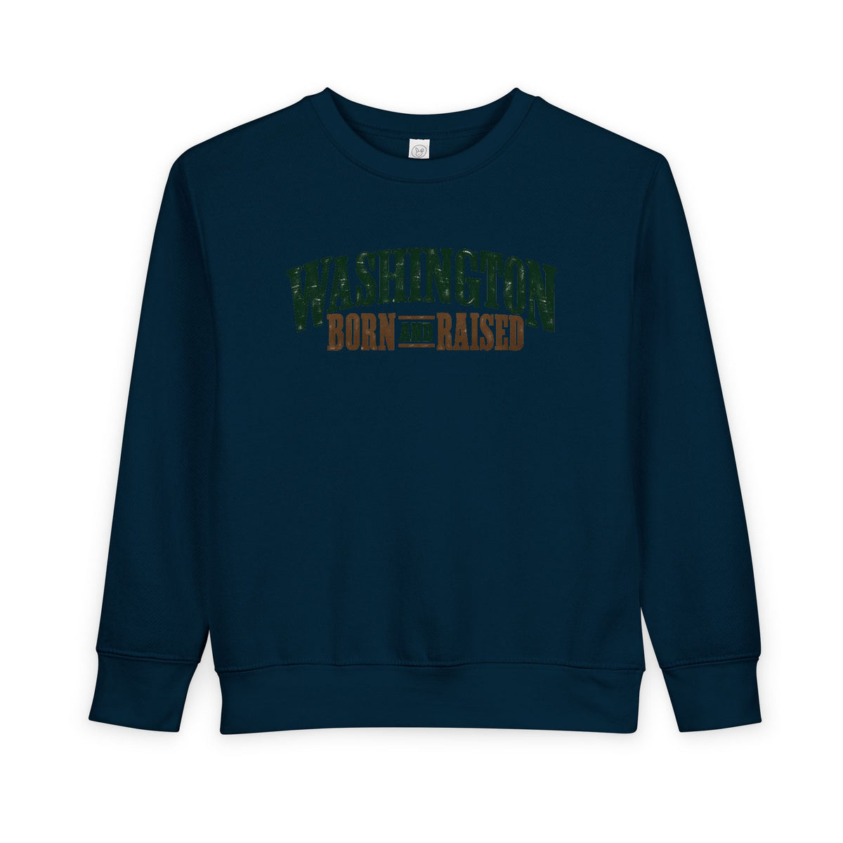 Washington Born and Raised Classic Americana Unisex Toddler Sweatshirt