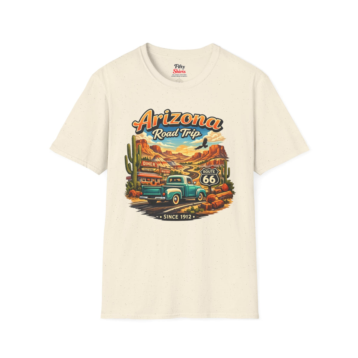 Arizona Roadtrip Unisex Softstyle T Shirt State Pride Graphic Tee Collections FS03