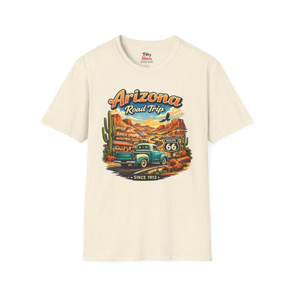 Arizona Roadtrip Unisex Softstyle T Shirt State Pride Graphic Tee Collections FS03