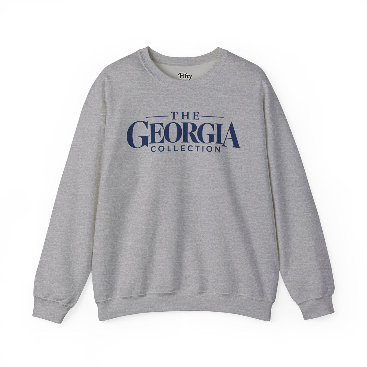 The Georgia Collection Unisex Crewneck Sweatshirt State Name Graphic