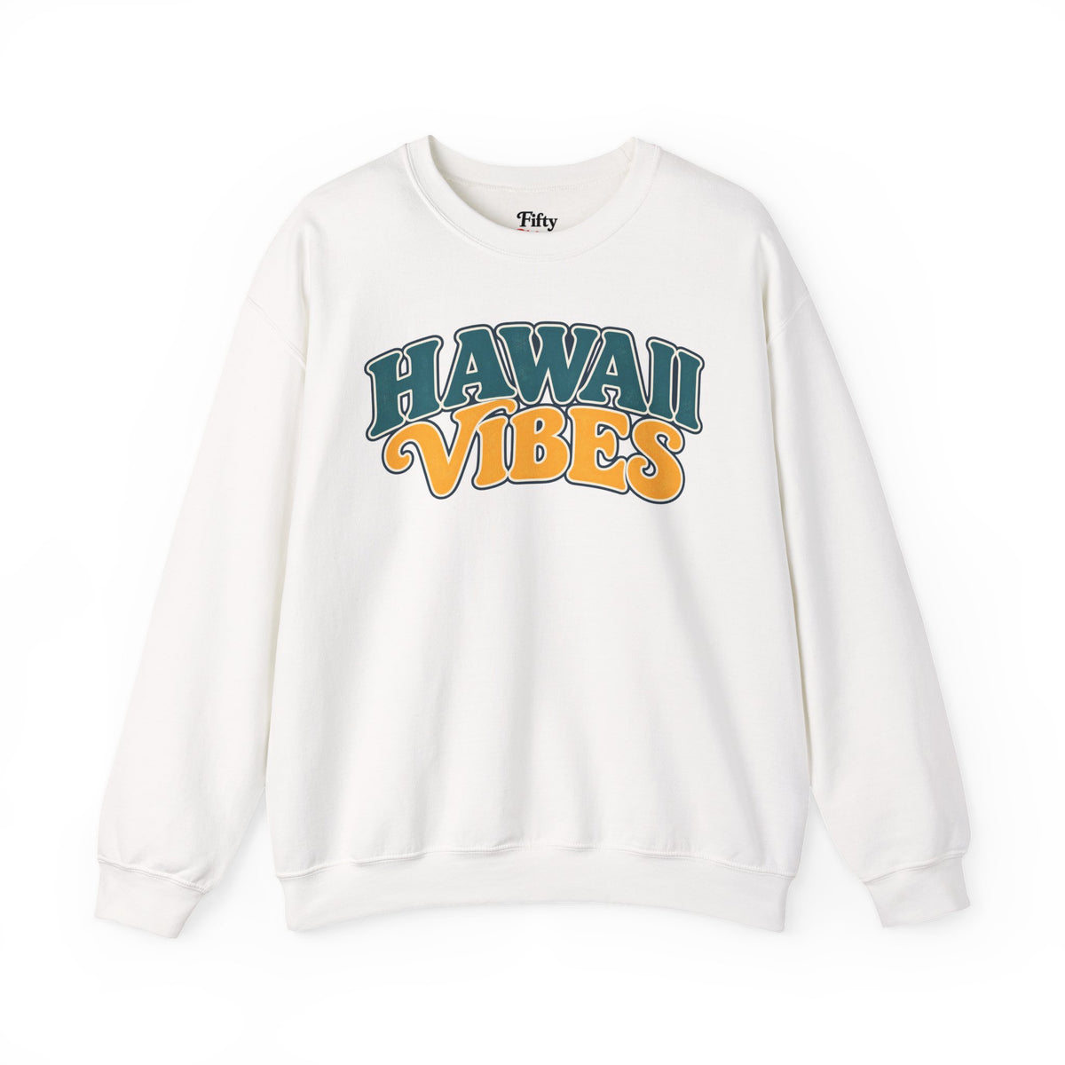 Hawaii Vibes Unisex Crewneck Sweatshirt State Name Graphic