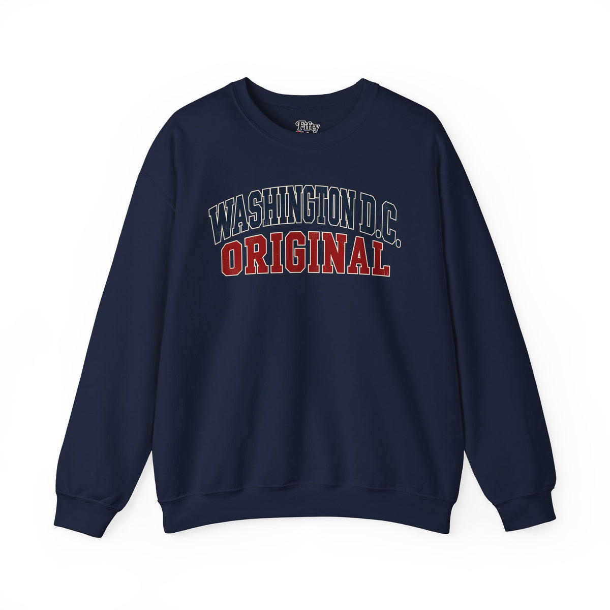 Washington DC Original Unisex Crewneck Sweatshirt State Name Graphic