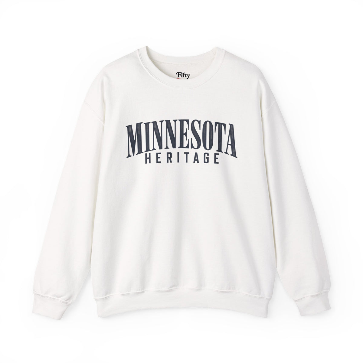 Minnesota Heritage Unisex Crewneck Sweatshirt State Name Graphic