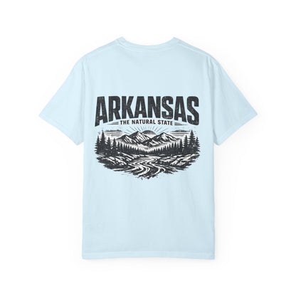 Arkansas Natural State Streetwear Unisex Comfort Color 1717 Streetwear Graphic Tee