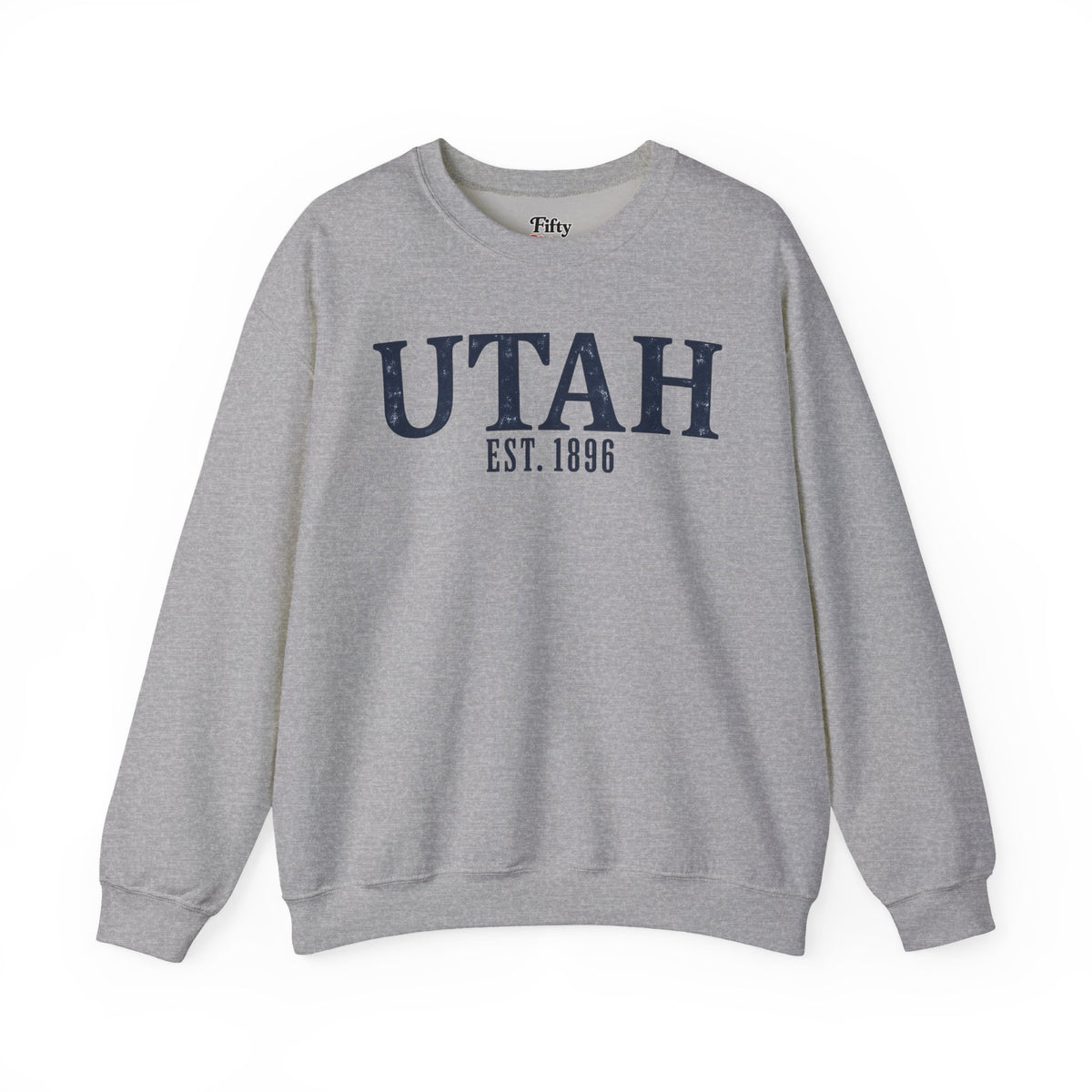 Utah Est. 1896 Unisex Crewneck Sweatshirt State Name Graphic