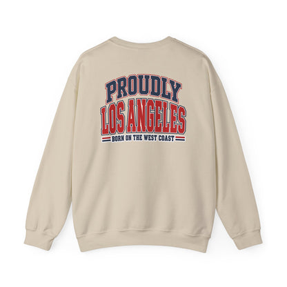 Proudly Los Angeles Unisex Crewneck Sweatshirt Graphic
