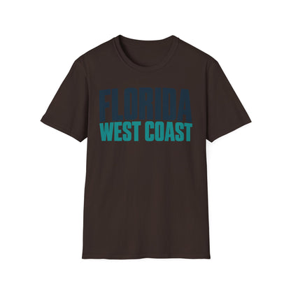 Florida West Coast Unisex Softstyle T Shirt State Name Graphic Tee