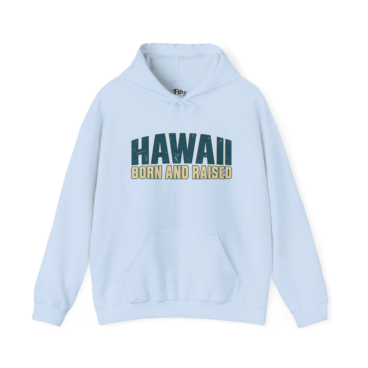 Hawaii Born and Raised Premium Surf Unisex Hoodie Graphic