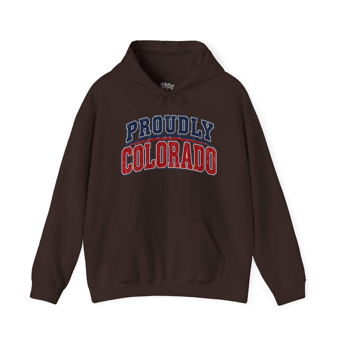 Proudly Colorado Unisex Hoodie State Name Graphic
