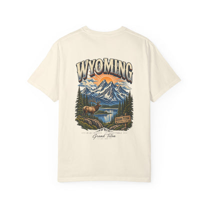 Grand Teton Wyoming Unisex Comfort Color 1717 Streetwear Graphic Tee