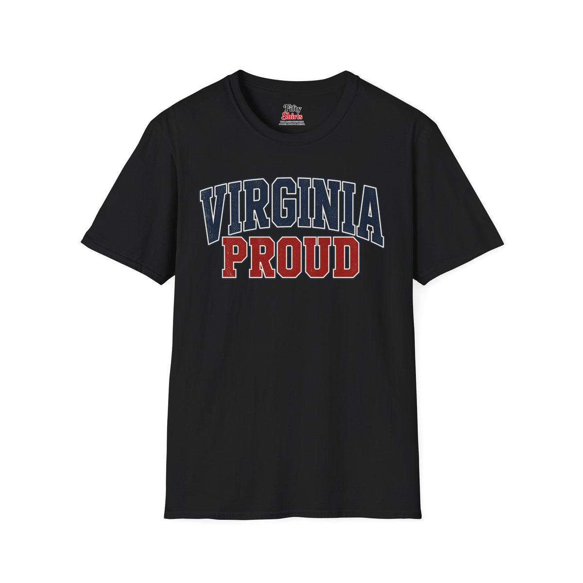 Virginia Proud Unisex Softstyle T Shirt State Name Graphic Tee