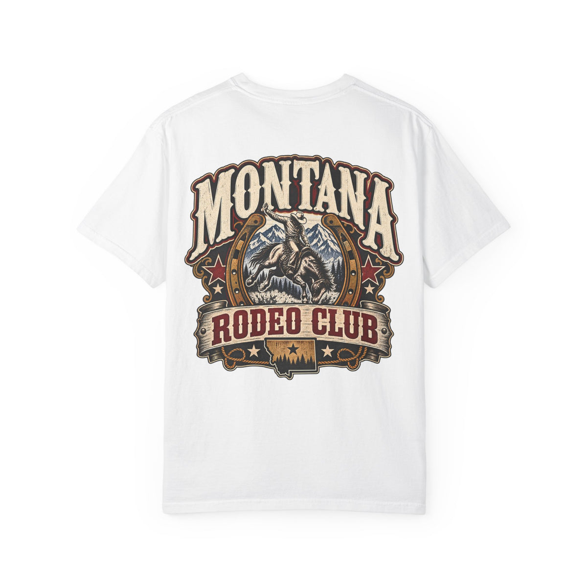 Montana Rodeo Club Unisex Comfort Color 1717 Streetwear Graphic Tee