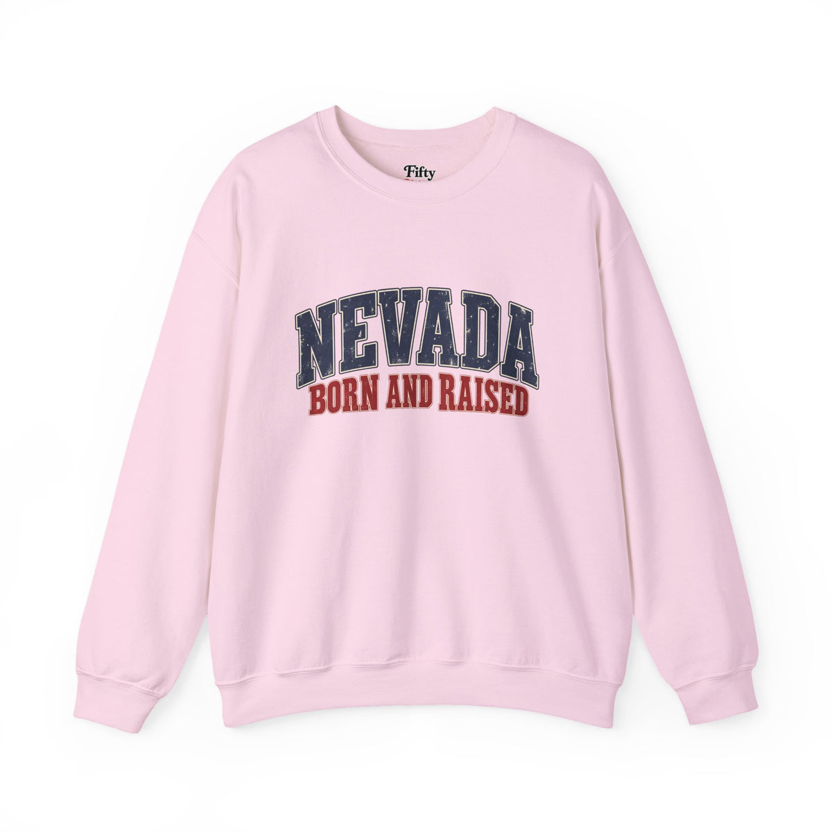 Nevada Born and Raised Vintage Americana Unisex Sweatshirt Graphic