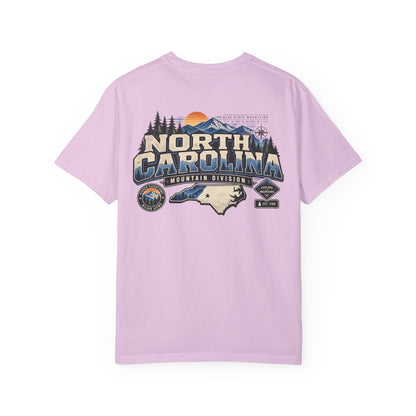 North Carolina Mountain Division Unisex Comfort Color 1717 Streetwear Graphic Tee