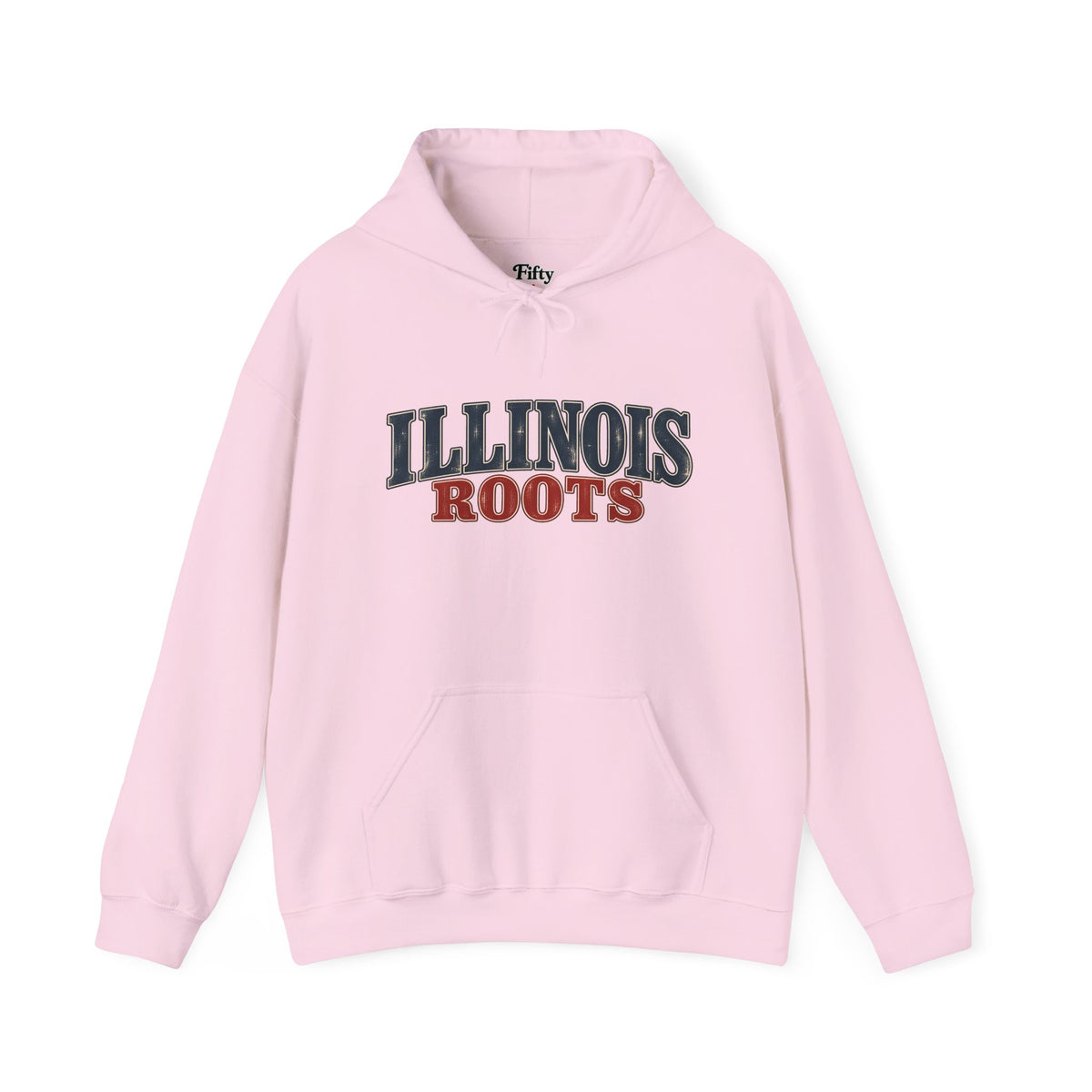 Illinois Roots Unisex Hoodie State Name Graphic