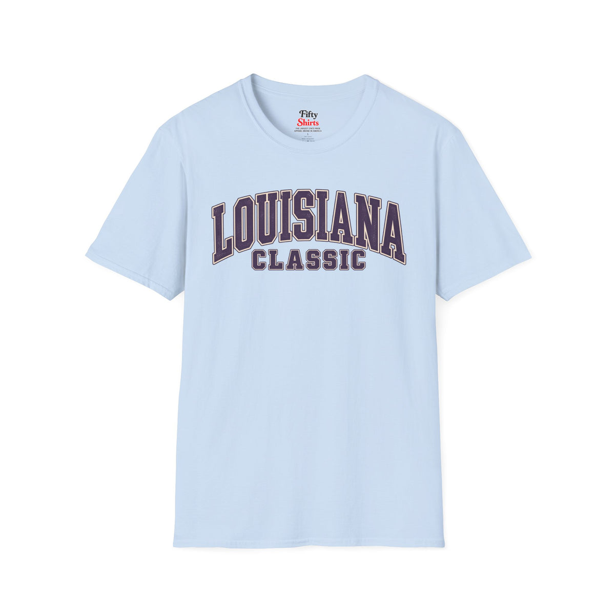 Louisiana Classic Unisex Softstyle T Shirt State Name Graphic Tee