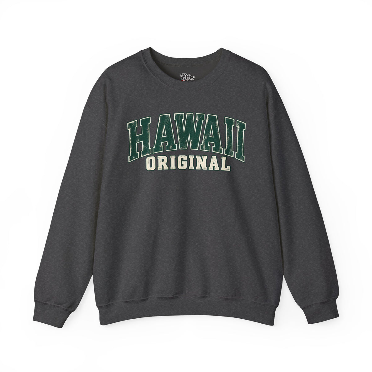Hawaii Original Unisex Crewneck Sweatshirt State Name Graphic