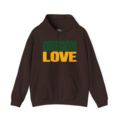 Oregon Love Unisex Hoodie State Name Graphic