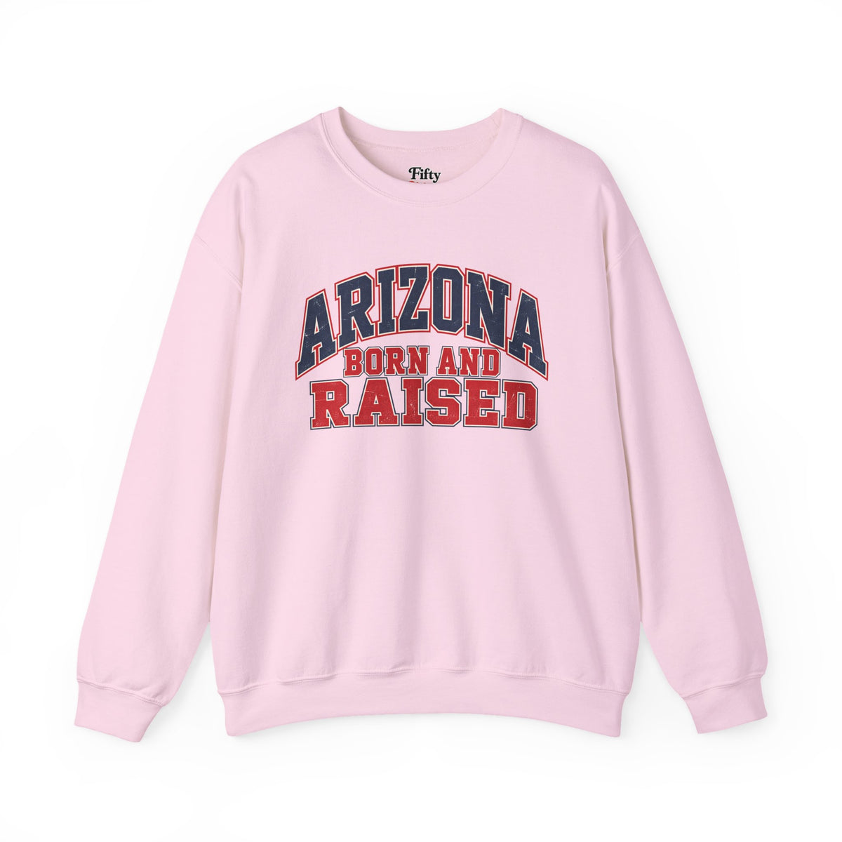 Arizona Born and Raised Vintage Athletic Unisex Sweatshirt Graphic