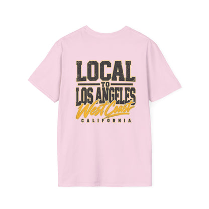 Local to Los Angeles West Coast California Unisex Softstyle Graphic Tee