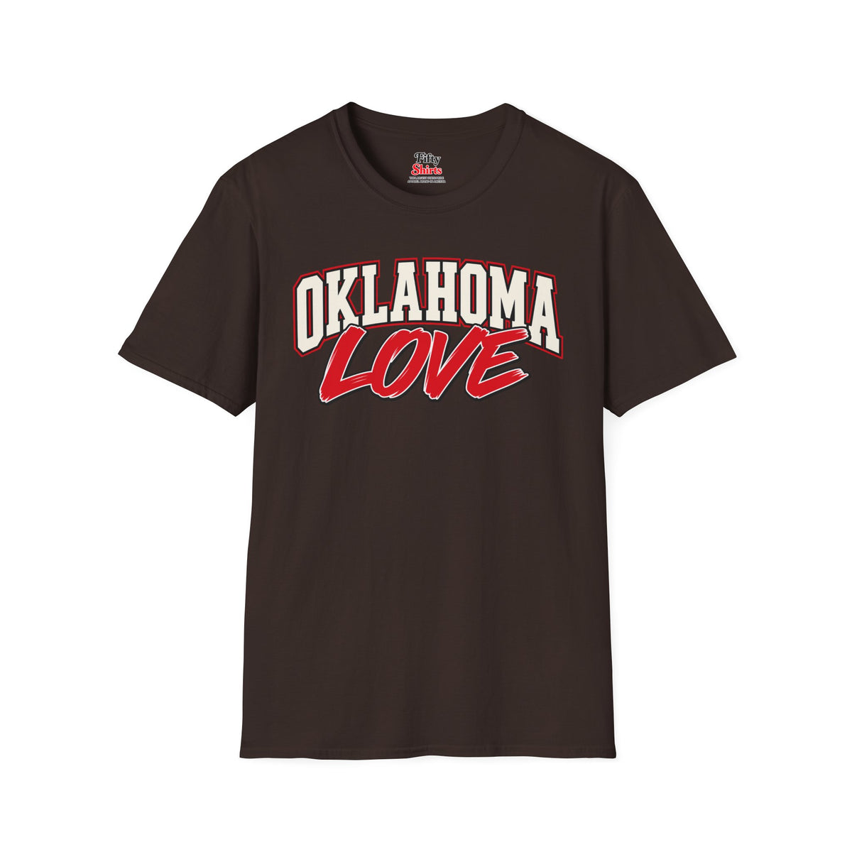 Oklahoma Love Unisex Softstyle T Shirt State Name Graphic Tee
