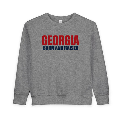 Georgia Born and Raised Minimal Modern Unisex Toddler Sweatshirt
