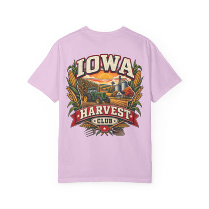 Iowa Harvest Club Unisex Comfort Color 1717 Streetwear Graphic Tee