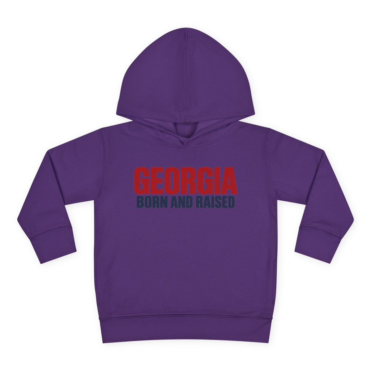 Georgia Born and Raised Minimal Modern Unisex Toddler Pullover Fleece Hoodie