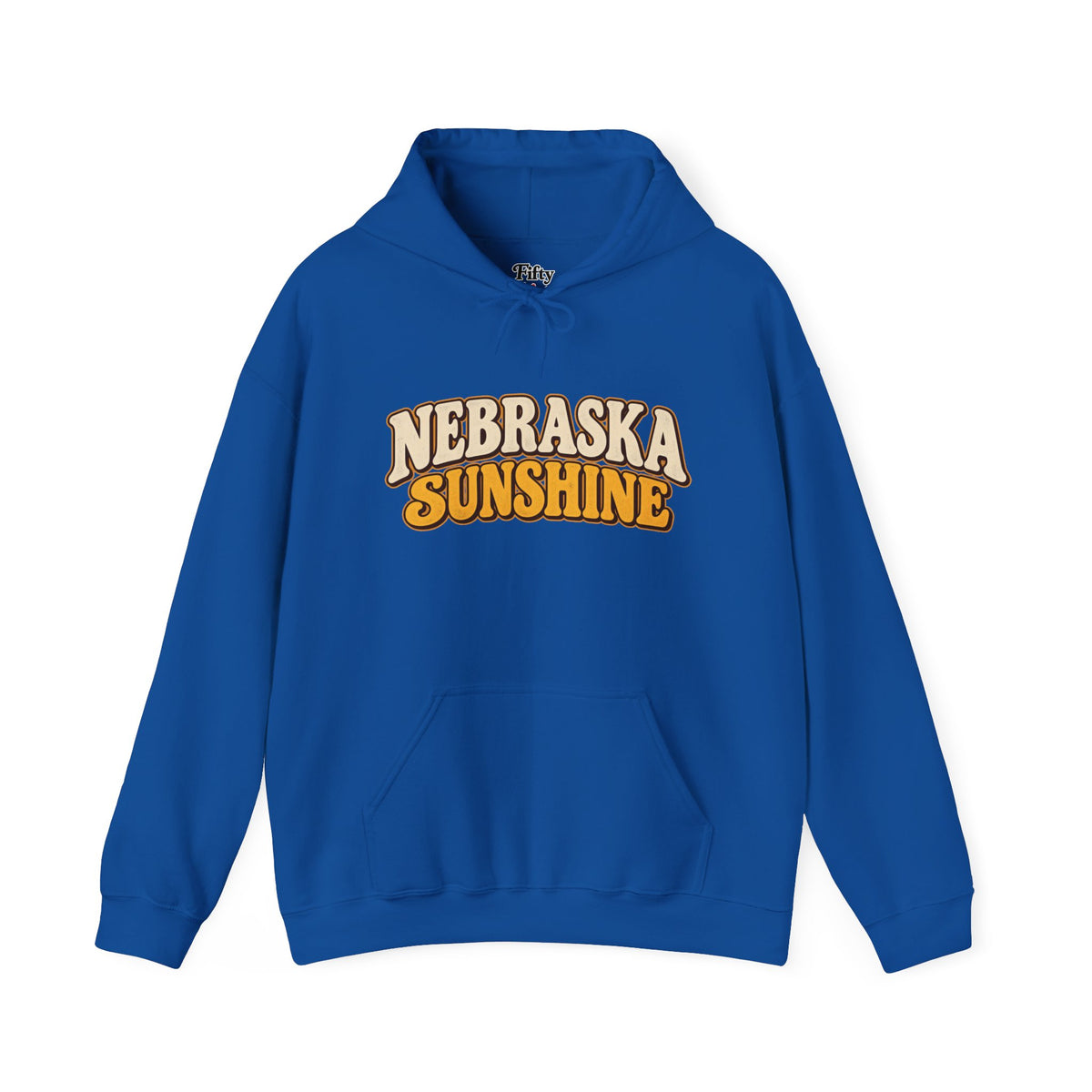 Nebraska Sunshine Unisex Hoodie State Name Graphic